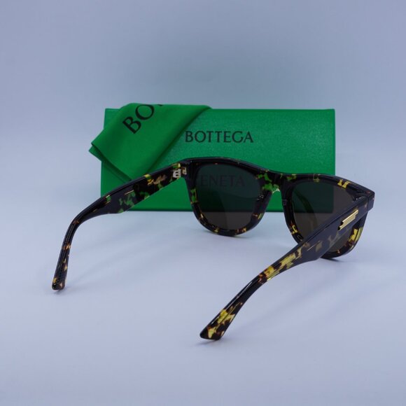 Bottega Veneta BV1001S 002 Sunglasses Havana Square Frame, Brown Lenses - Picture 10 of 11